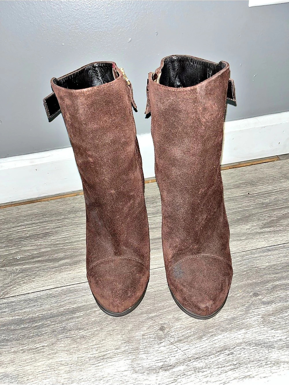 Fendi Brown Heeled Boots US 10
